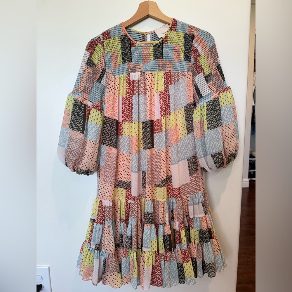 Spring colorful lightweight flowy dress